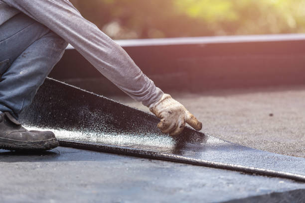 Professional Waterproofing technician working in Shakopee, MN